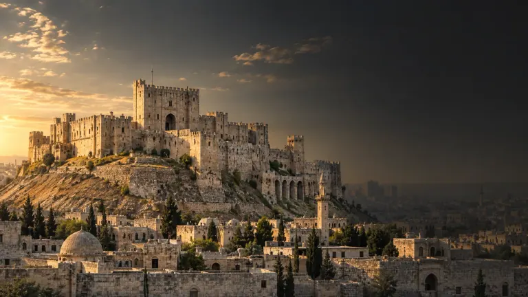 مشهد فني من حلب: قلعة حلب