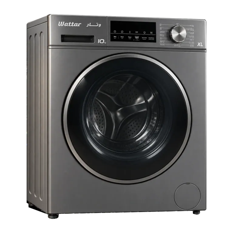 غسالة وتار سعة 10 كيلو — Wattar XL 10 kg inverter washing machine, vendor-verified product